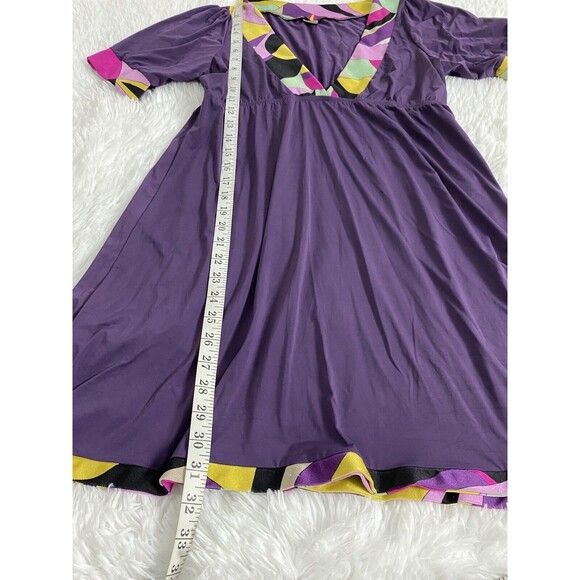 ANK One Piece Swimsuit Match Set 2 Pieces Swim Dress Purple Size M - Picture 4 of 15